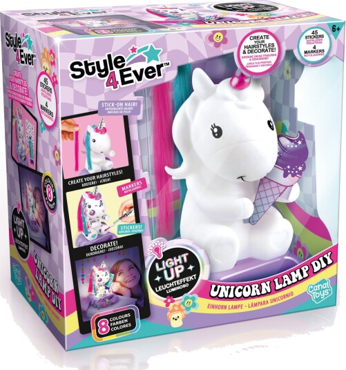 Style 4 Ever Style 4 Ever Unicorn Diy White ONE SIZE