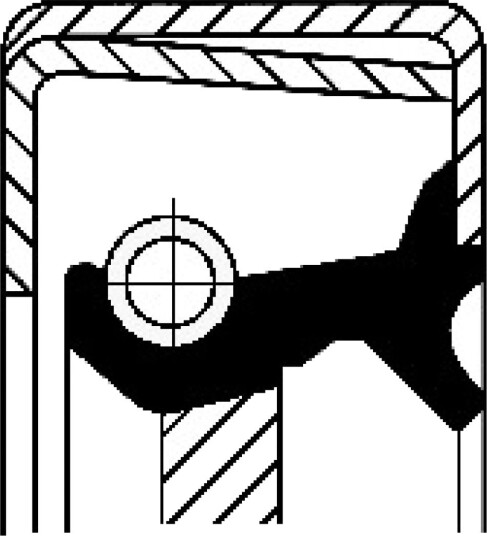 Akseltetningsring, girmekanisme CORTECO 01019153B