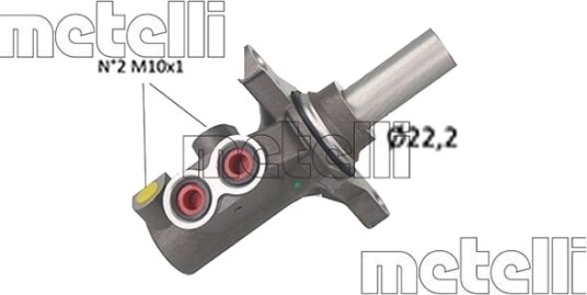 Hovedbremsesylinder METELLI 05-1276