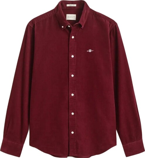 Gant Reg Corduroy Shirt   DEEP GRAPE WINE   S