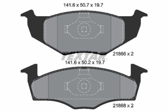 Bremseklosser TEXTAR 2186603 Bremseklosser TEXTAR 2186603