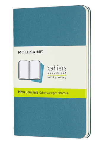 Notatbok Moleskine Cahier 3pk ulinjert