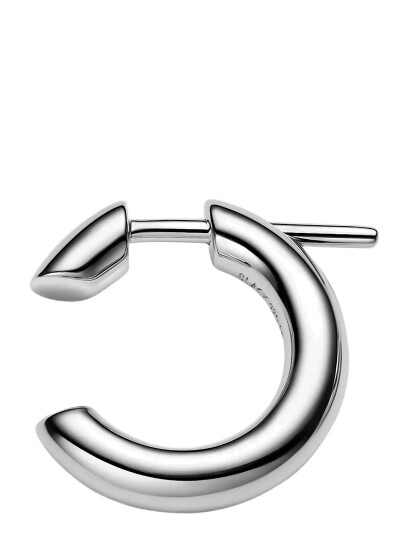 MARIA BLACK Disrupted 14 Hoop |Silver |One Size MARIA BLACK Disrupted 14 Hoop |Silver |One Size