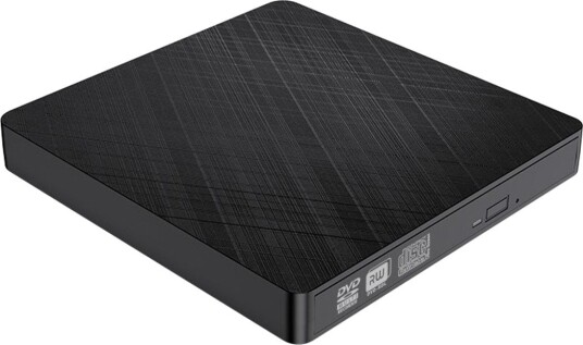 Orico XD010-BK-BP Ekstern DVD- og minnekortleser DVD-RW USB-A SD TF Svart