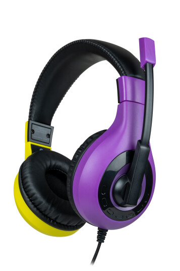 BigBen Interactive Stereo Gaming Headset V1 - Fiolett + Gul
