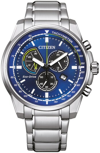 Citizen Herreklokke AT1190 87L Crono Blå/Stål Ø44 mm Citizen Herreklokke AT1190 87L Crono Blå/Stål Ø44 mm