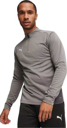 Puma teamGOAL Training 1/4 Zip Top treningsgenser herre Grey M