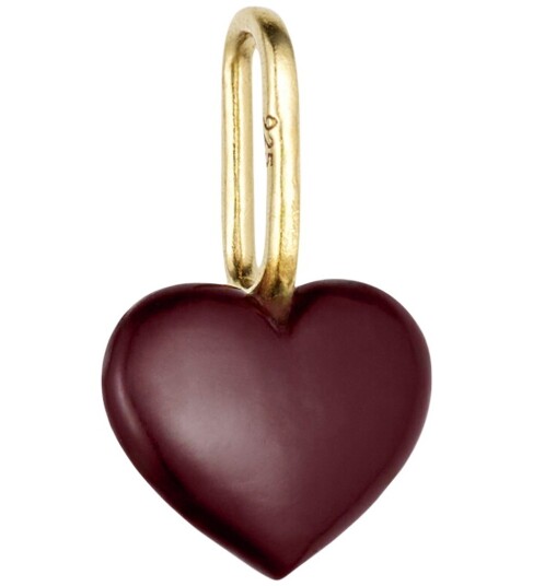 Design Letters Anheng Nær My Heart Syrah Burgundy Design Letters OneSize Smykker Rød