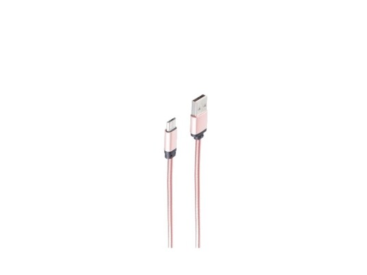 Shiverpeaks Bs14-11002, 1 M, Usb A, Micro-Usb B, Usb 2.0, 0,48 Gbit/S, Rosegull