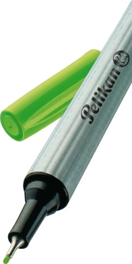 Pelikan Fineliner 96, Fint, Lysegrønn, 0,4 Mm, Grønn, Sølv, Tyskland, Ce
