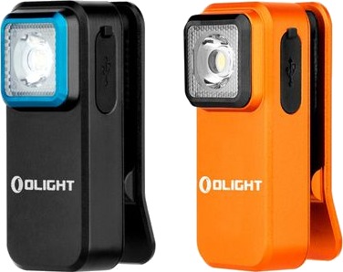 Lommelykt OLIGHT Oclip   300 lm / 49 mm / Oppladbar Svart