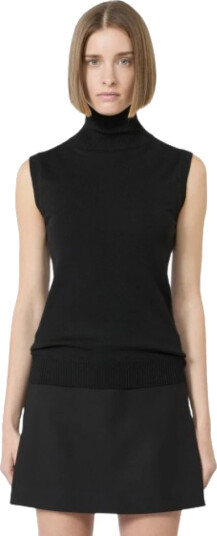 Max Mara Dame Strikkevarer Svart S,