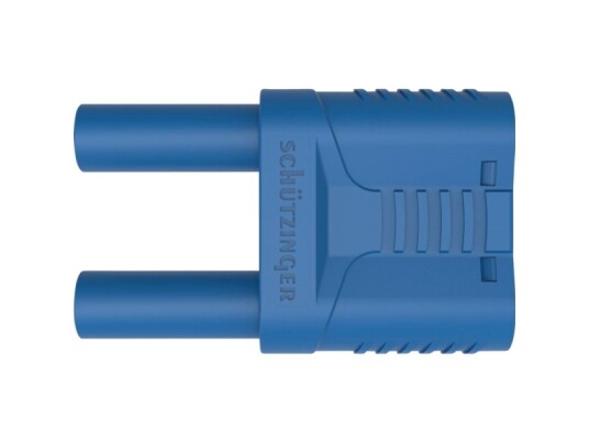 Schützinger Skurz 6100 / 19 4 Ig 2Mb Ni / Bl Sikkerhedskortslutningsstik Blå 1 Stk