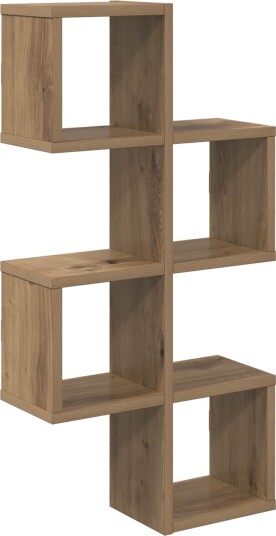 vidaXL Vegghylle Veggmontert Artisan eik 39 x 15 x 76 cm
