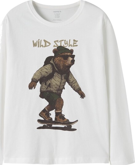 Name It Genser NkmVagno Cloud Danser/Wild Stil Name It 11 12 år (146 152) Genser Hvit