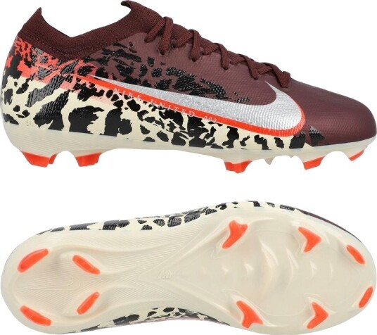 Nike Air Zoom Mercurial Vapor 16 Pro FG United   Bordeaux/Metallisk sølv/Universal Red/Grå Barn   Gress (FG) størrelse 33