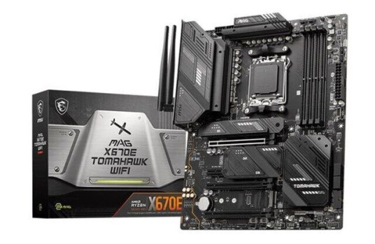 MSI MAG X670E TOMAHAWK ATX Hovedkort med WiFi, DDR5, AMD Socket AM5