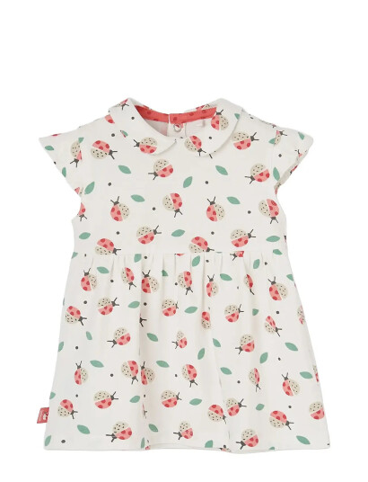 Boboli Knit Dress Printed For Baby Bci White 86