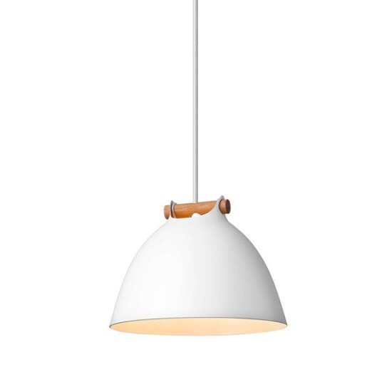 Halo Design Copenhagen ÅRHUS pendel Ø18cm G9, Hvit / Tre