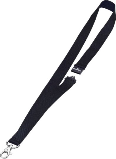 Keyhanger Tekstilhalsbånd Durable 20 Mm Sort - (10 Stk.) Keyhanger Tekstilhalsbånd Durable 20 Mm Sort - (10 Stk.)