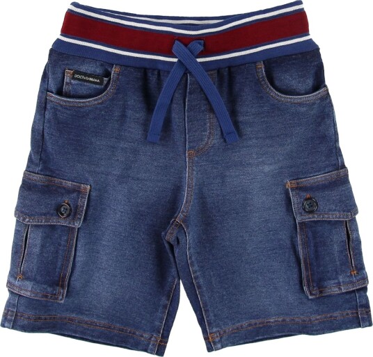 Dolce & Gabbana Shorts Blå Denim m. Rød Dolce & Gabbana 6 år 116 Shorts Dolce & Gabbana Shorts Blå Denim m. Rød Dolce & Gabbana 6 år 116 Shorts