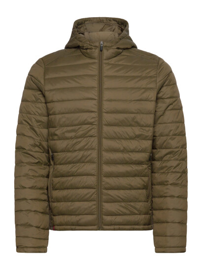 Hummel Hmlred Quilted Hood Jacket - Khaki green - S