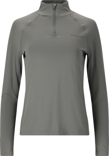 Endurance Chrissie Half Zip Løpetrøye Dame Grå 42