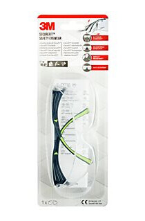 3M vernebrille 4800c1 klar sprutsikker tettsittende