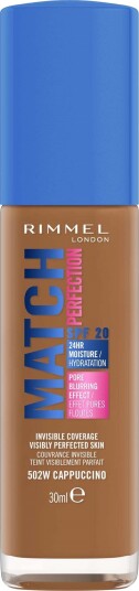 Match Perfection Liquid Foundation 502 Cappuccino Match Perfection Liquid Foundation 502 Cappuccino