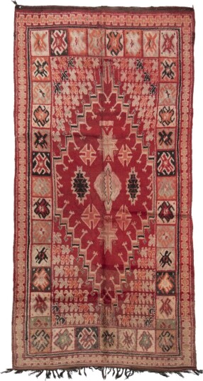 Kelim teppe Marokkansk Azilal Special Edition 380 x 180 cm Størrelse: 380 x 180 cm