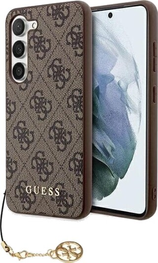Guess Hardcase for Samsung A35 4G Charms Collection Brun Mobildeksel