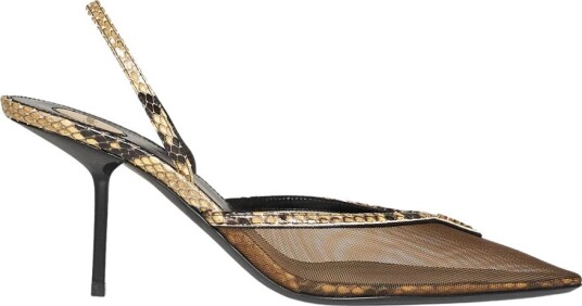 Saint Laurent Dame Sko Brun 38 1/2 EU,