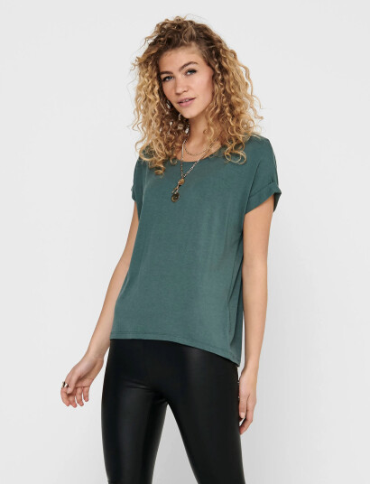 ONLY Onlmoster S/S O-Neck Top Noos Jrs - Green - XL