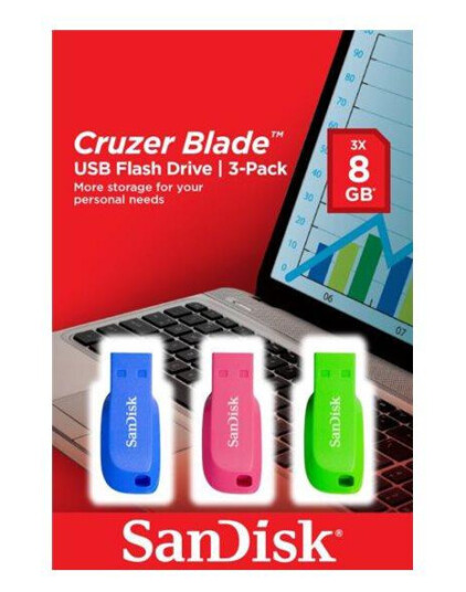 SanDisk Cruzer Blade - USB-flashstasjon - 32 GB