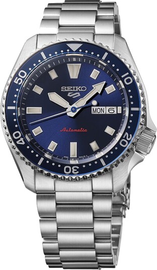 Seiko 5 Sports Herreklokke SRPL83K1 Blå/Stål Ø42.5 mm Seiko 5 Sports Herreklokke SRPL83K1 Blå/Stål Ø42.5 mm