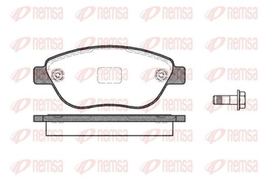 Bremseklosser REMSA 0859.10