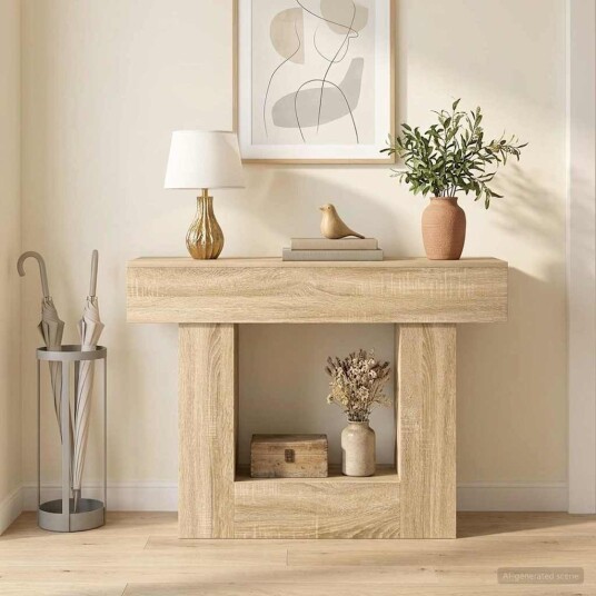 vidaXL Sonoma eik 101 x 30 x 74 cm