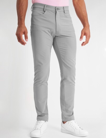 Calvin Klein Golf Genius 4 Way Stretch TrouserSilver   40 Regular
