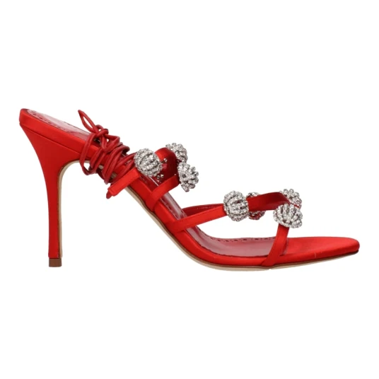 Manolo Blahnik Dame Sko Rød 38 EU
