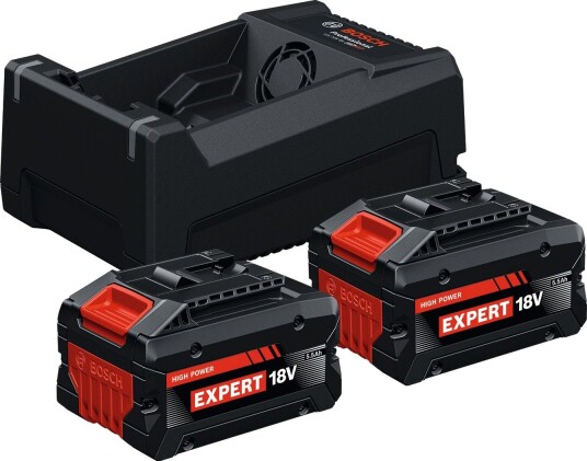 Bosch Batteripakke 2X EXBA18 v-55 + GAL12 v/18 v-80