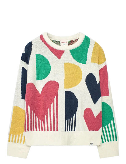 Boboli Knitwear Pullover - Multi/patterned - 116 Boboli Knitwear Pullover - Multi/patterned - 116
