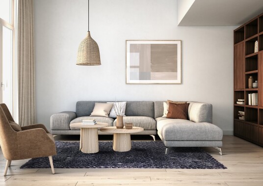 Ryetepper Stettin svart Størrelse: 160 x 230 cm