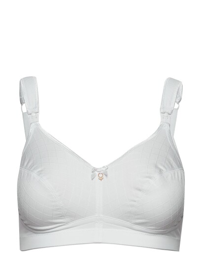 Abecita Leonarda Soft Maternity Bra White White 80 D