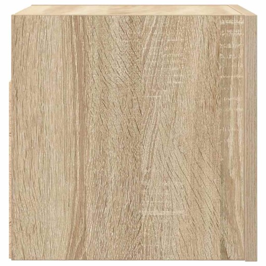 vidaXL Vegghengt TV-benk sonoma eik 30,5x30x30 cm