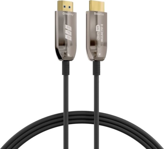 Efb Hdmi Fiberoptisk Kabel Aoc Aktiv 8K60hz 48 Gbit/S 30M Svart Efb Hdmi Fiberoptisk Kabel Aoc Aktiv 8K60hz 48 Gbit/S 30M Svart