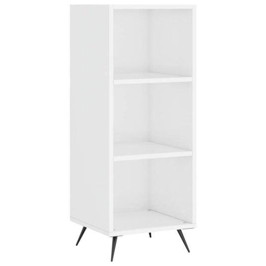 vidaXL Highboard høyglans hvit 34,5x34x180 cm konstruert tre 8720845483777