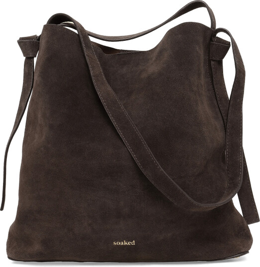 Soaked Slcalilje Suede Bag Brown ONE SIZE