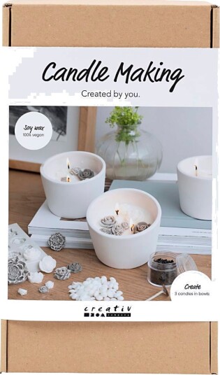 Creativ Company DIY-sett Lysstøping Rose