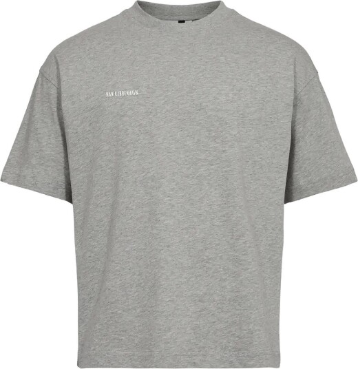 HAN Kjøbenhavn Daily Boxy Tee GREY MELANGE S