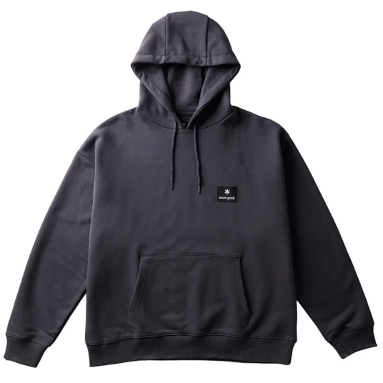 Snow Peak Nsd Square Logo Hoodie Charcoal Charcoal M